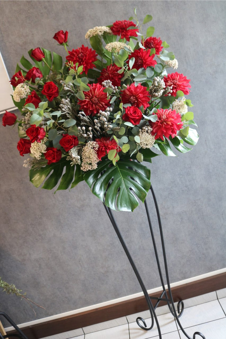 フローリストお任せオーガススタンド花