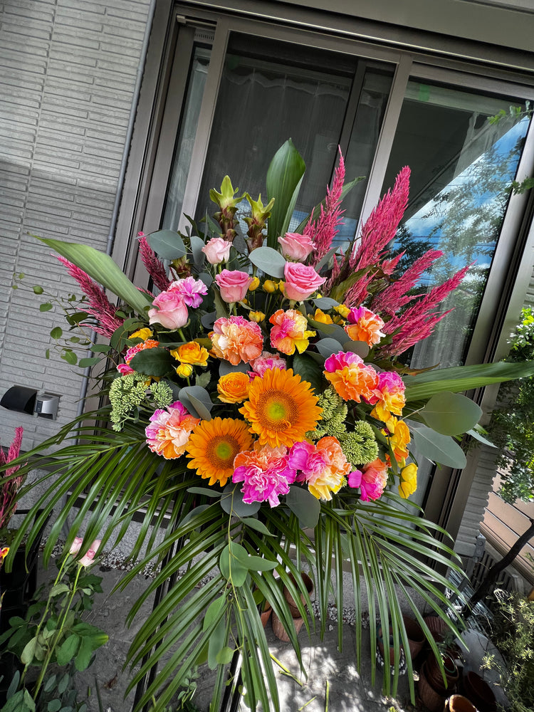 フローリストお任せポップスタンド花