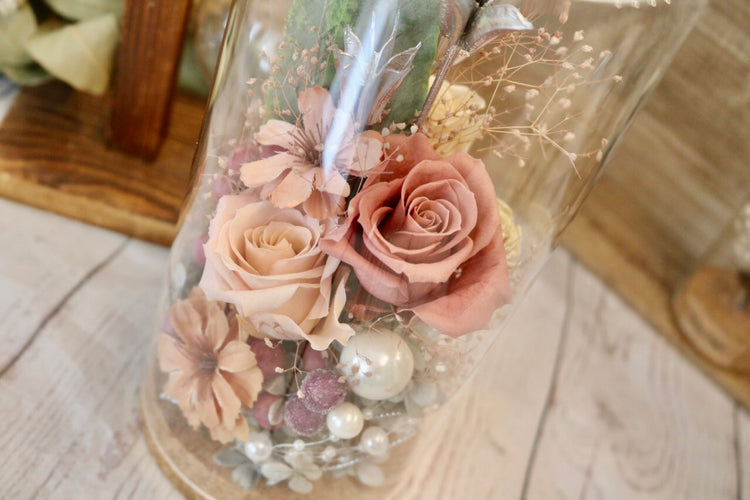 ボトルテラリウム~Grayish pink M size~