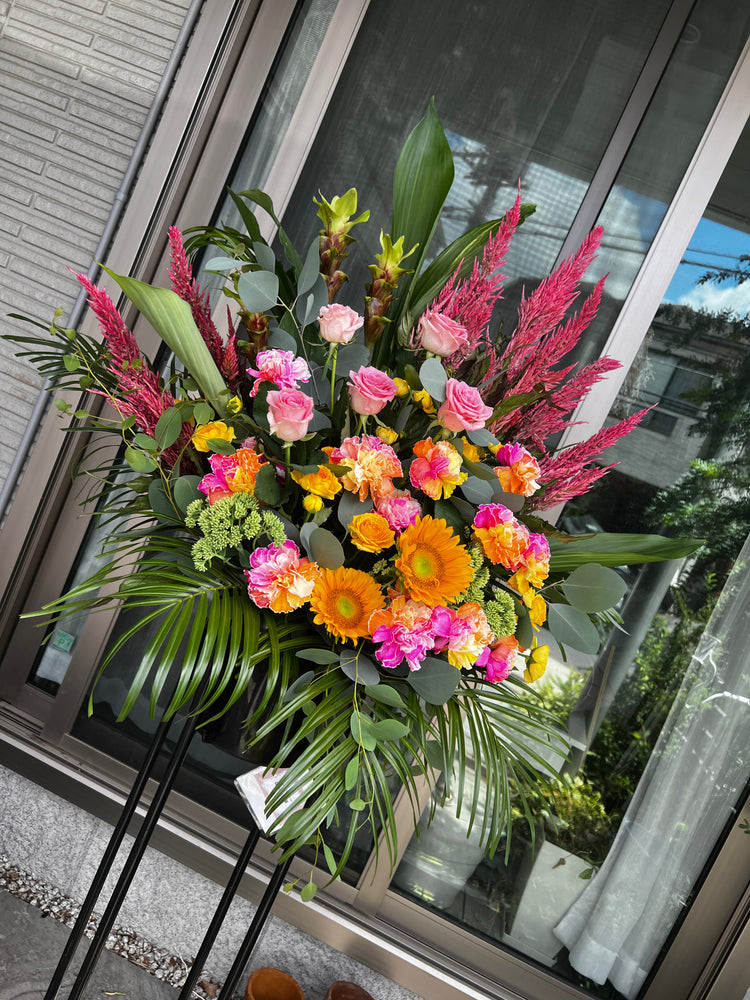 フローリストお任せポップスタンド花