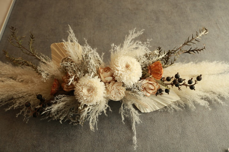 パンパスグラスのロングウォールデコ(long size)