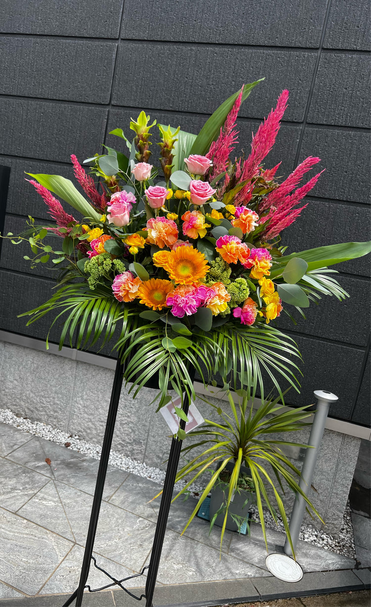 フローリストお任せポップスタンド花