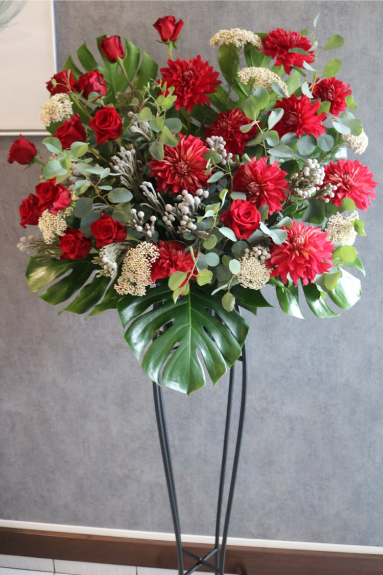 フローリストお任せオーガススタンド花