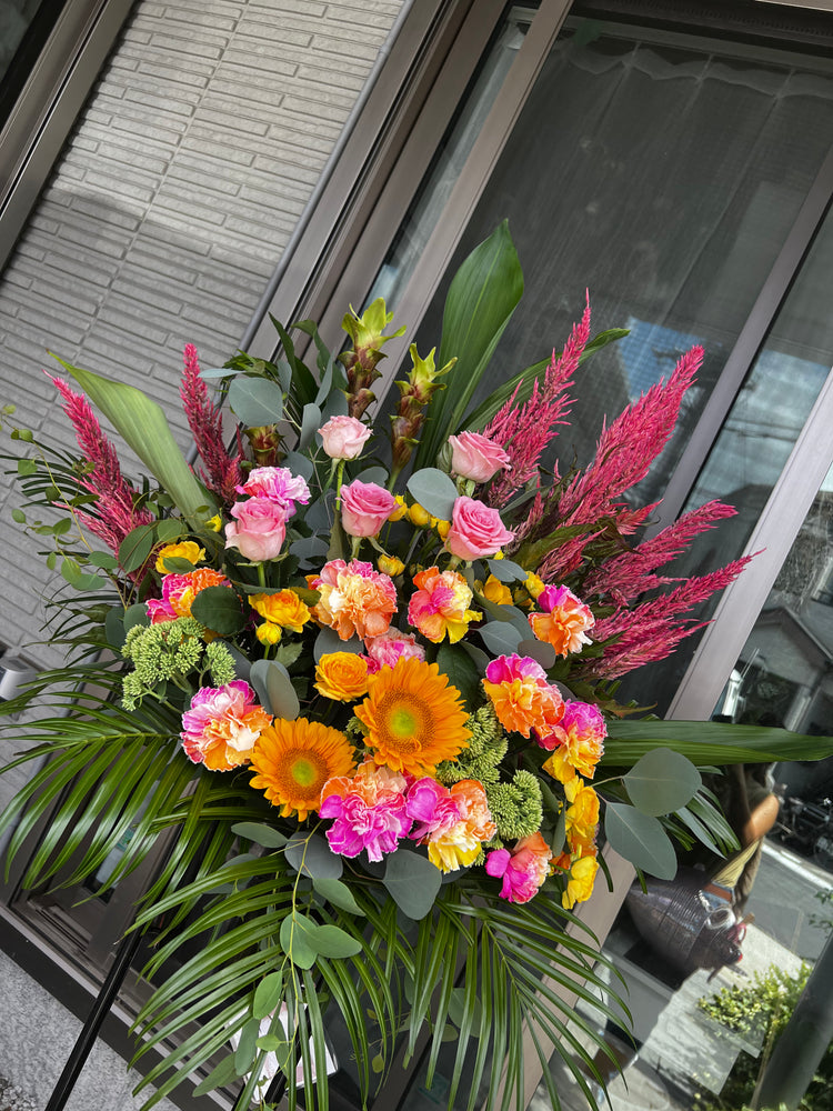 フローリストお任せポップスタンド花