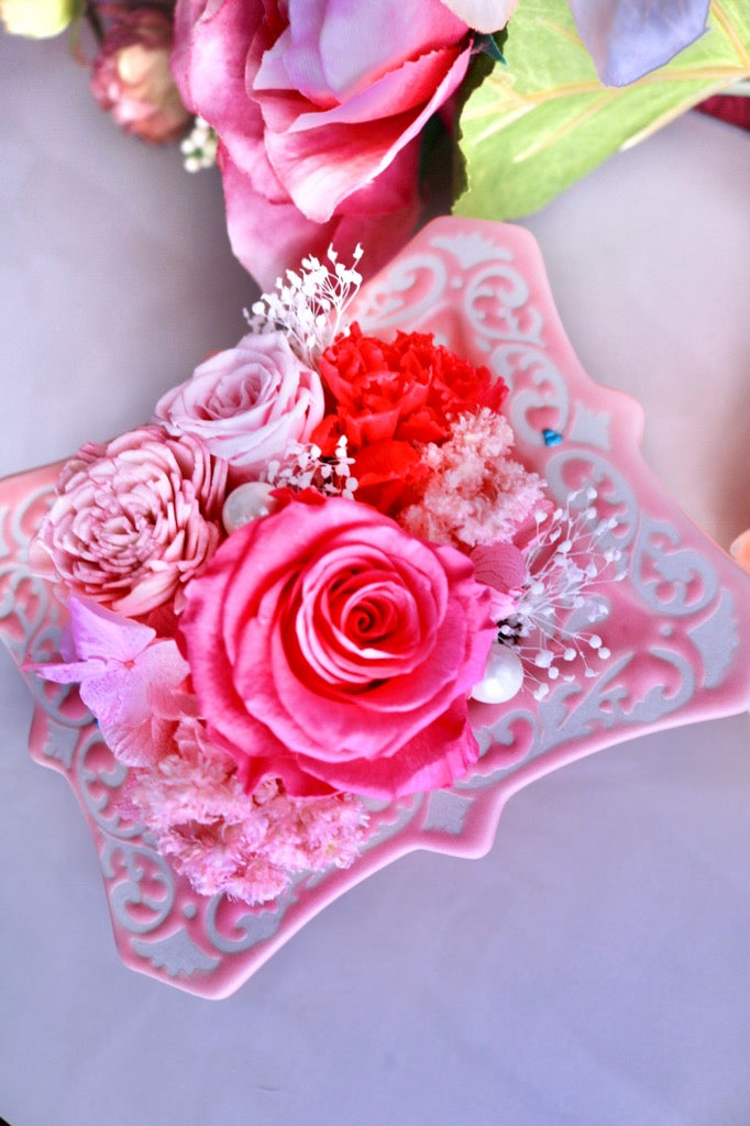 ラグジュアリーフラワーフレーム