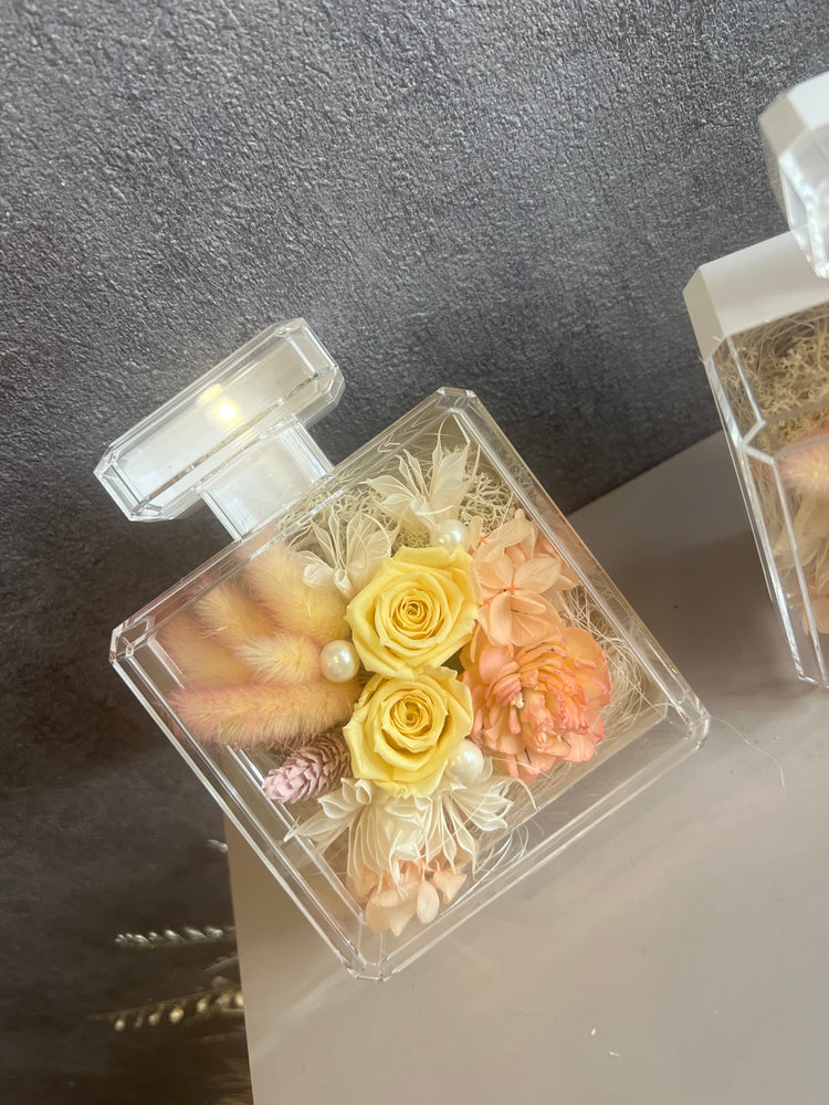 perfume bottle香水風プリザー〜Pastel yellow〜