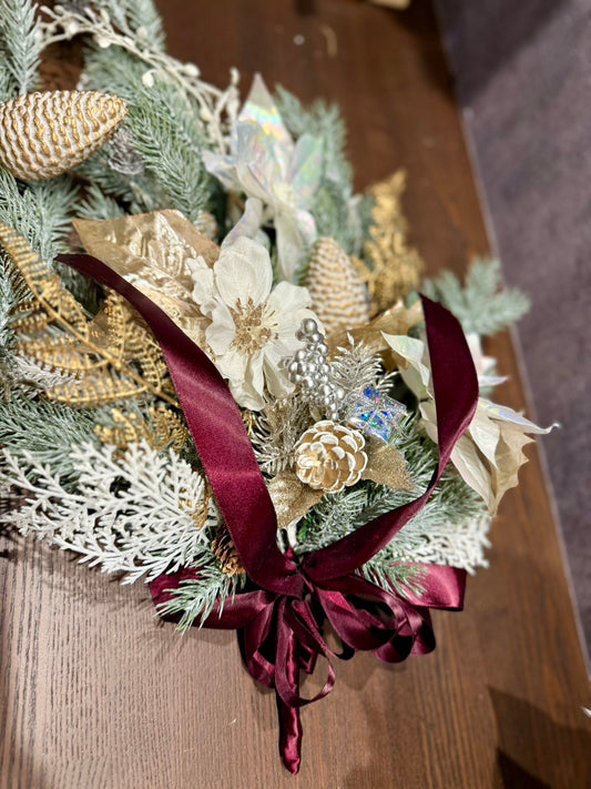 スワッグタイプ オリジナルクリスマスリース